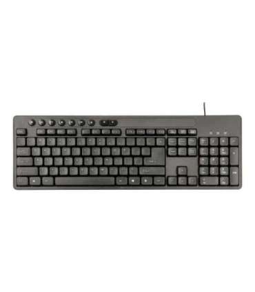 Gembird Multimedia desktop set KBS-UM-04 Keyboard and Mouse Set Wired Mouse included US Black