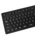 Logilink Flexible waterproof Keyboard USB + PS/2 ID0019A Flexible keyboard Wired DE Black