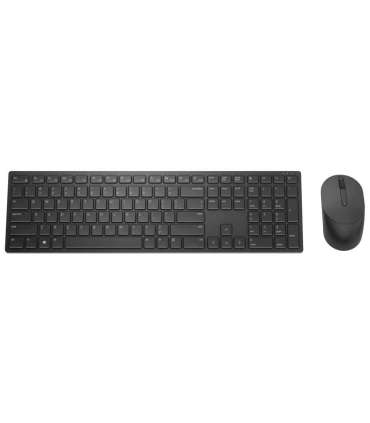 Dell Pro Keyboard and Mouse (RTL BOX) KM5221W Keyboard and Mouse Set Wireless Batteries included US Black