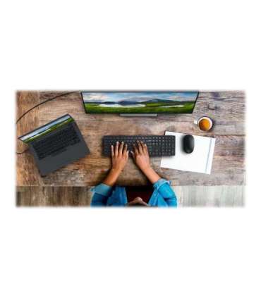 Dell Pro Keyboard and Mouse KM5221W Keyboard and Mouse Set Wireless Batteries included US Black Wireless