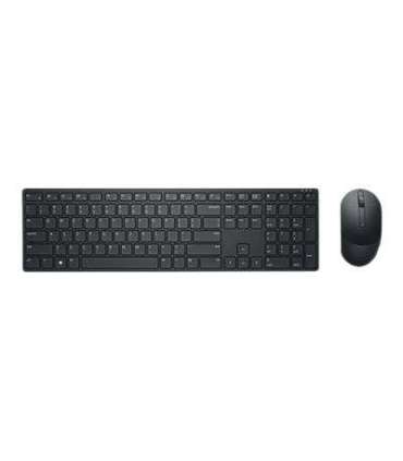 Dell Pro Keyboard and Mouse KM5221W Keyboard and Mouse Set Wireless Batteries included US Black Wireless