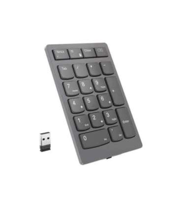 Lenovo Professional Go Wireless Numeric Keypad Numeric Keypad Wireless N/A Storm Grey