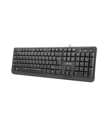 Natec Keyboard, Trout, US Layout, Slim, Black Natec NKL-0967 Trout Standard Wired US Black USB Type-A |
