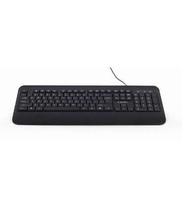 Gembird Multimedia Keyboard KB-UML-03 Multimedia Wired US Black