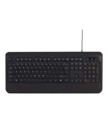 Gembird Multimedia Keyboard KB-UML-03 Multimedia Wired US Black