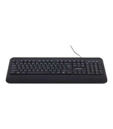 Gembird Multimedia Keyboard KB-UML-03 Multimedia Wired US Black