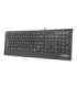 Natec Keyboard, Barracuda, US Layout, Slim Natec Keyboard Barracuda Standard Wired US Black 529 g