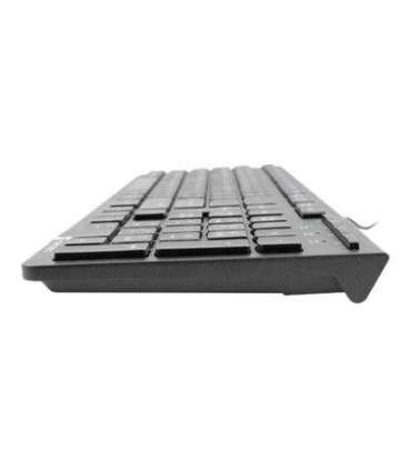 Natec Keyboard Discus 2 Slim Standard Wired US Black USB 2.0 424 g Numeric keypad