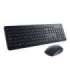 Dell Keyboard and Mouse KM3322W Keyboard and Mouse Set Wireless Batteries included US Black Wireless