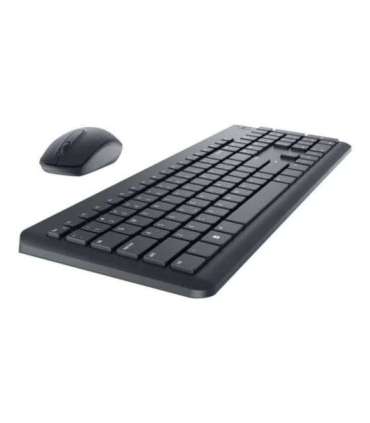 Dell Keyboard and Mouse KM3322W Keyboard and Mouse Set Wireless Batteries included US Black Wireless