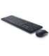 Dell Keyboard and Mouse KM3322W Keyboard and Mouse Set Wireless Batteries included EE Black Wireless
