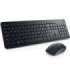 Dell Keyboard and Mouse KM3322W Keyboard and Mouse Set Wireless Batteries included LT Black Wireless