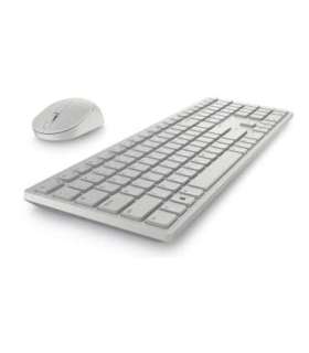 Dell Keyboard and Mouse KM5221W Pro Keyboard and Mouse Set Wireless Mouse included US White 2.4 GHz