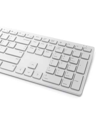 Dell Keyboard and Mouse KM5221W Pro Keyboard and Mouse Set Wireless Mouse included US White 2.4 GHz