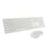 Dell Keyboard and Mouse KM5221W Pro Keyboard and Mouse Set Wireless Mouse included US White 2.4 GHz