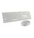 Dell Keyboard and Mouse KM5221W Pro Keyboard and Mouse Set Wireless Mouse included US White 2.4 GHz