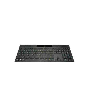 Corsair Gaming Keyboard K100 AIR RGB ULTRA-THIN Gaming keyboard Wireless/Wired RGB LED light NA Black |