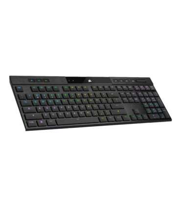 Corsair Gaming Keyboard K100 AIR RGB ULTRA-THIN Gaming keyboard Wireless/Wired RGB LED light NA Black |