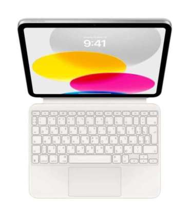 Apple Magic Keyboard Folio for iPad (10th generation) White Compact Keyboard Wireless Russian