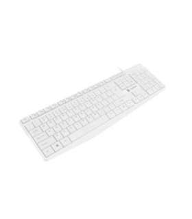 Natec Keyboard Nautilus NKL-1951 Keyboard Wired US White USB Type-A 390 g