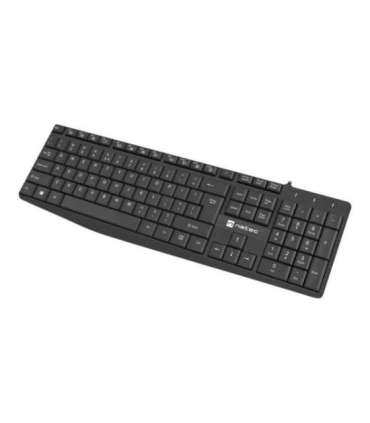 Natec Keyboard Nautilus NKL-1950 Keyboard Wired US Black USB Type-A 390 g