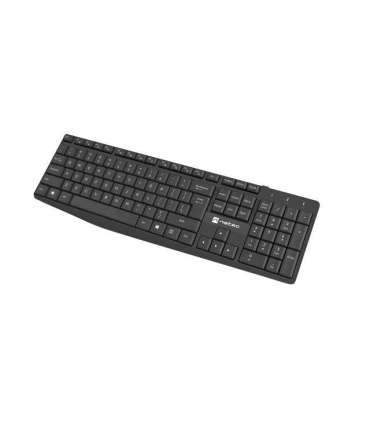 Natec Keyboard and Mouse Squid 2in1 Bundle Keyboard and Mouse Set Wireless US Black Wireless connection