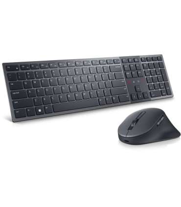Dell Premier Collaboration Keyboard and Mouse KM900 Keyboard and Mouse Set Wireless US Graphite USB-A |