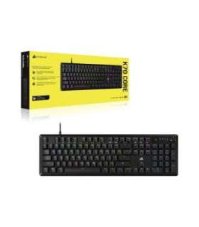 Corsair Mechanical Gaming Keyboard K70 CORE RGB Gaming keyboard Wired N/A Black USB Type-A RED
