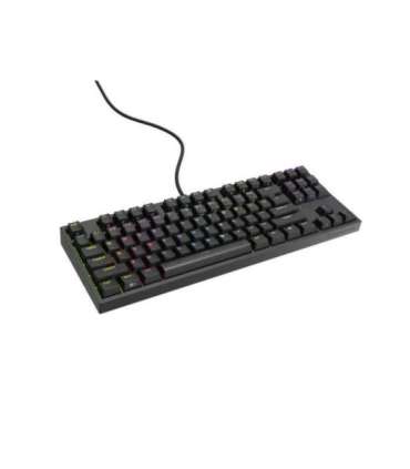 Genesis Mechanical Gaming Keyboard THOR 404 TKL RGB Black Mechanical Gaming Keyboard Wired US USB Type-A |