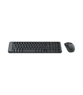 Logitech Combo Wireless Keyboard and Mouse MK220 Keyboard and Mouse Wireless Mouse included US Black N/A