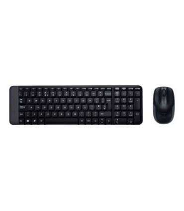 Logitech Combo Wireless Keyboard and Mouse MK220 Keyboard and Mouse Wireless Mouse included US Black N/A