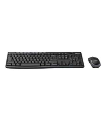 Logitech MK270 Keyboard and Mouse Set Wireless US Black