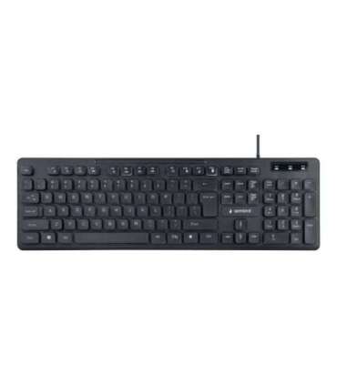 Gembird "Rainbow" Backlight Multimedia Keyboard KB-UML-02 Keyboard Wired US Black N/A