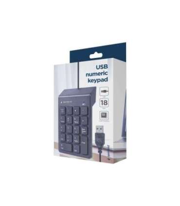 Gembird USB Numeric keypad KPD-U-03 Numeric keypad Wired N/A Black