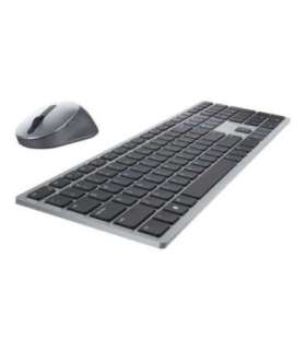 Dell Premier Multi-Device Keyboard and Mouse KM7321W Keyboard and Mouse Set Wireless Ukrainian Titanium Gray |