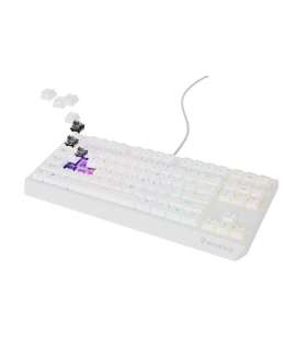 Genesis THOR 230 Mechanical Gaming Keyboard Wired US White USB Type-A Outemu Brown