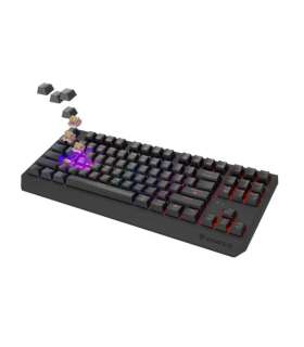 Genesis THOR 230 Mechanical Gaming Keyboard Wireless US Black 2.4 GHz, Bluetooth, USB Outemu Panda