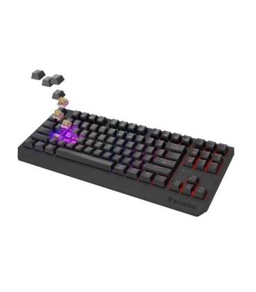 Genesis THOR 230 Mechanical Gaming Keyboard Wireless US Black 2.4 GHz, Bluetooth, USB Outemu Panda