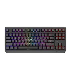 Genesis THOR 230 Mechanical Gaming Keyboard Wireless US Black 2.4 GHz, Bluetooth, USB Outemu Silent Lemon