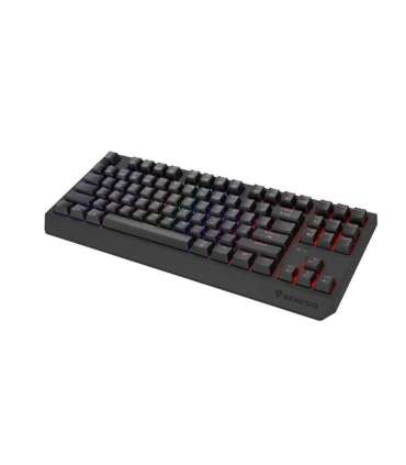 Genesis THOR 230 Mechanical Gaming Keyboard Wireless US Black 2.4 GHz, Bluetooth, USB Outemu Silent Lemon