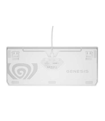 Genesis THOR 230 Mechanical Gaming Keyboard Wireless US White 2.4 GHz, Bluetooth, USB Outemu Red