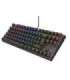 Genesis THOR 303 Mechanical Gaming Keyboard Wired US Black USB Type-A Outemu Peach Silent