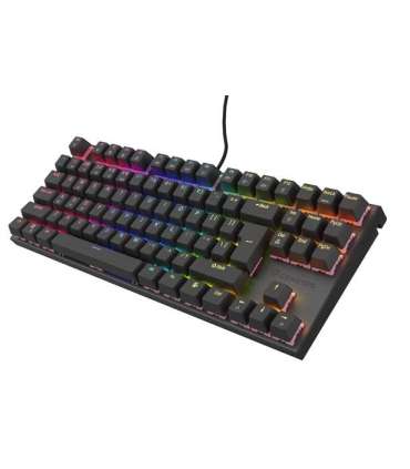 Genesis THOR 303 Mechanical Gaming Keyboard Wired US Black USB Type-A Outemu Peach Silent