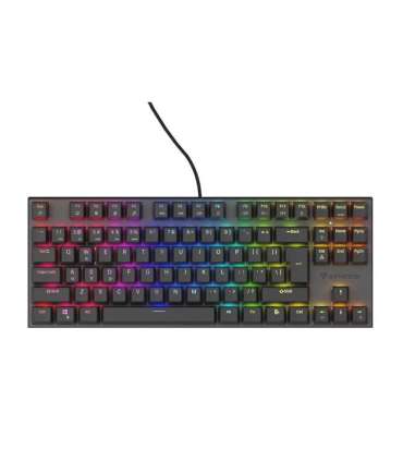 Genesis THOR 303 Mechanical Gaming Keyboard Wired US Black USB Type-A Outemu Peach Silent
