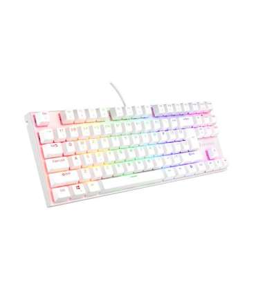 Genesis THOR 303 Mechanical Gaming Keyboard Wired US White USB Type-A Outemu Peach Silent