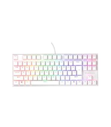 Genesis THOR 303 Mechanical Gaming Keyboard Wired US White USB Type-A Outemu Peach Silent