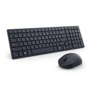 Dell Silent Keyboard and Mouse KM555 Keyboard and Mouse Set Wireless Lithuanian (QWERTY) Black 2.4 GHz,