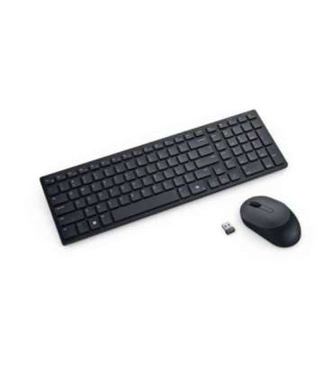 Dell Silent Keyboard and Mouse KM555 Keyboard and Mouse Set Wireless Lithuanian (QWERTY) Black 2.4 GHz,