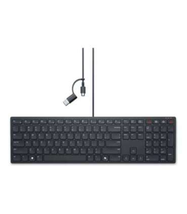 Dell Collaboration Keyboard KB525C Keyboard Wired US (QWERTY) Black USB-C