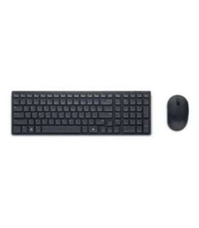 Dell Silent Keyboard and Mouse KM555 Keyboard and Mouse Set Wireless Ukrainian (QWERTY) Black 2.4 GHz,